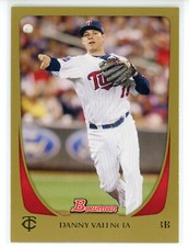 2011 Bowman Gold SP #152 Danny Valencia Minnesota Twins