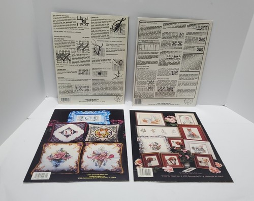 Lot of 12 Booklets, Cross My Heart Inc. Stitch Pattern Designs: Mixed Leaflets! - Picture 6 of 12