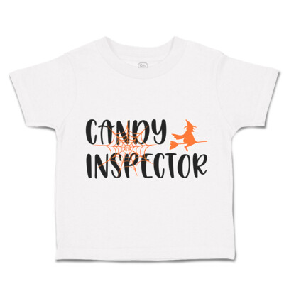 Halloween Toddler T-Shirt Candy Inspector Style A Nightmare Boy & Girl Clothes