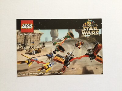 Lego Star Wars Phantom Menace Mos Espa Pod Race 7171 Year 1999 Postcard  928180