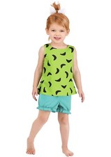 Toddler's Classic Flintstones Pebbles 3-Piece Halloween Costume 2T