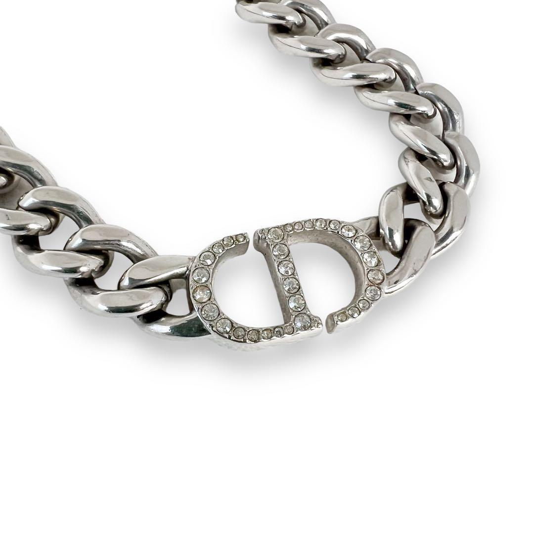 Christian Dior 30 Montaigne Choker Rhinestones Silver 38cm Christian Dior 30 Montaigne Choker Rhinestones Silver 38cm
