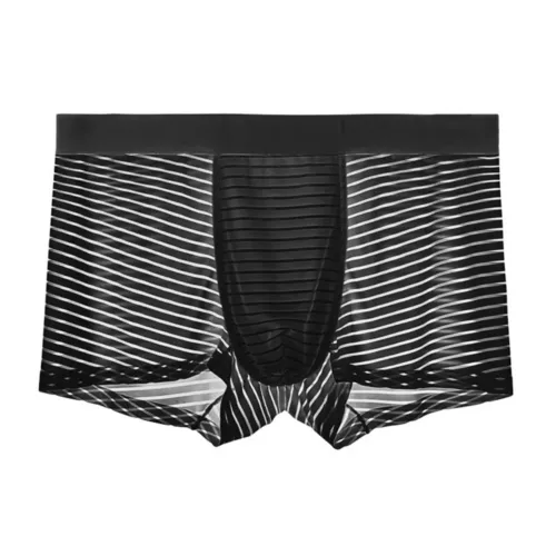 Boxer uomo slip pantaloncino trasparente uomo mutande morbide uomo tronchetto trasparente - Foto 14 di 25
