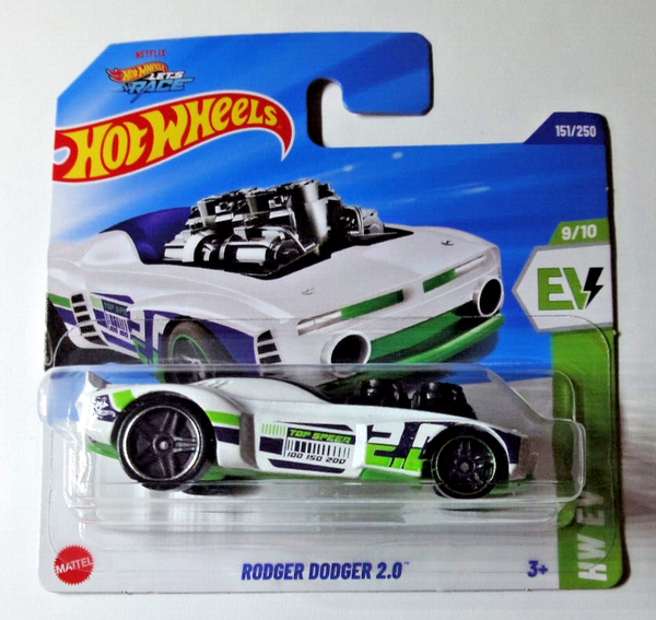 Hot Wheels Let's Race - Rodger Dodger 2.0 - Netflix - Hw Ev 2025 - HYY86-image
