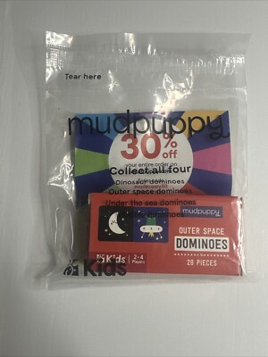 Chick-Fil-A Kids Meal - Mudpuppy Outer Space Dominoes Factory Sealed