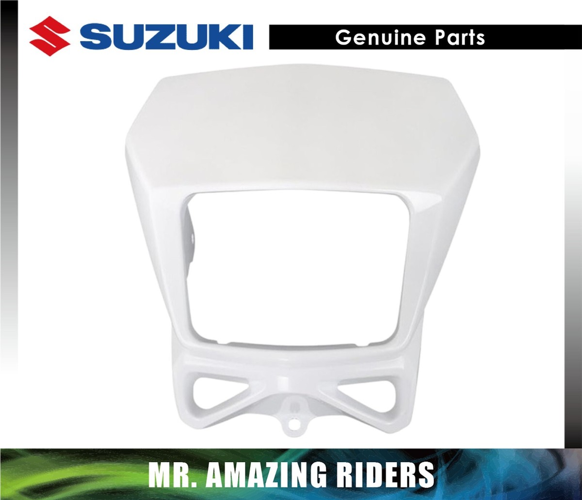 a  Blue Motorcycle side Rear view mirror anti-vertigo For