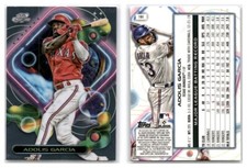 2023 Topps Cosmic Chrome Baseball Adolis Garcia Base #191 - Texas Rangers