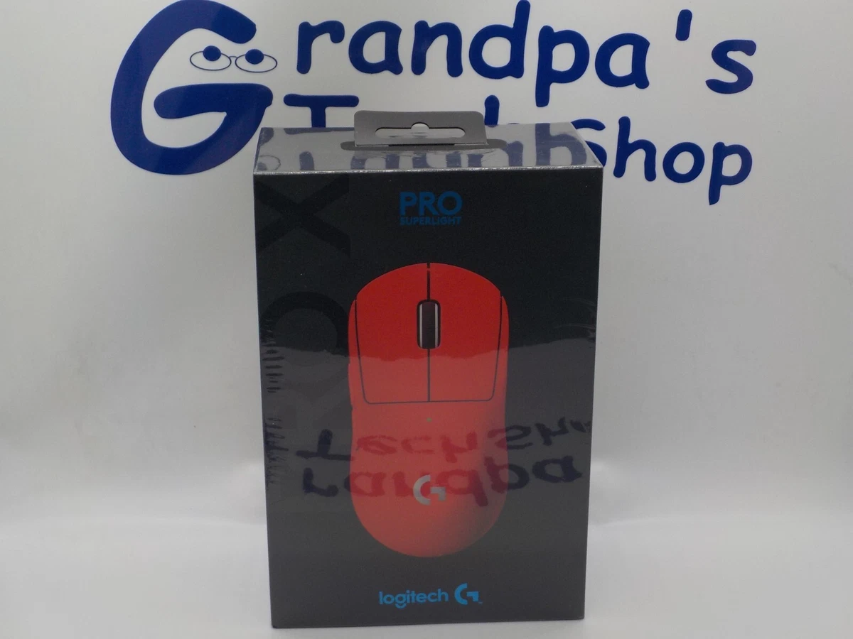New Logitech G PRO X SUPERLIGHT Wireless Gaming Mouse (Red)