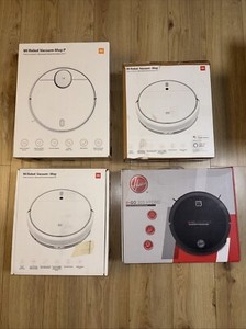 4 Saugroboter - Ersatzteile/Defekt, Xiaomi & Hoover, ungeprüft und teils dreckig