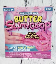 SLIMYGLOOP Make Your Own Butter Slime DIY KIT Pink Mix & Make Fun Creation 6+