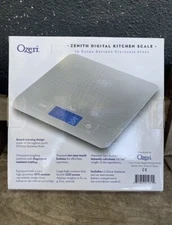 Ozeri Zenith Digital Kitchen Scale in Ultra Refined Stainless Steel New Sealed
