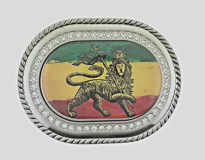 Reggae Lion(中古品) Reggae Rasta Vintage Belt Buckle Rastafarian Dub Music Culture