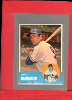 1963 Topps #557 Cuno Barragan EX+ Excellent+ Cubs ID:61381