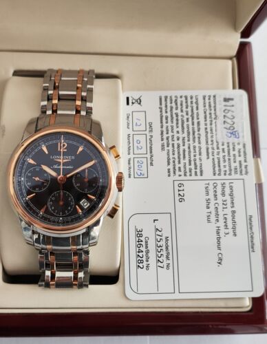 longines saint-imier Watch, like new, size 39mm, solid gold+ steel, L2.753.5.527