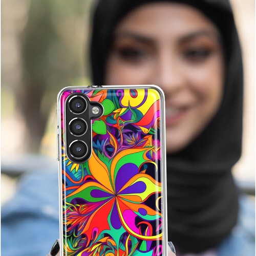 For Samsung Galaxy Note 20 Shockproof Case Psychedelic Trippy Hippie Flowers - Picture 6 of 6