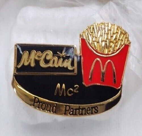 PIN'S MC DONALD'S McCAIN Mc2 PROUD PARTNERS (USA) / NEUF SOUS BLISTER - Zdjęcie 1 z 1
