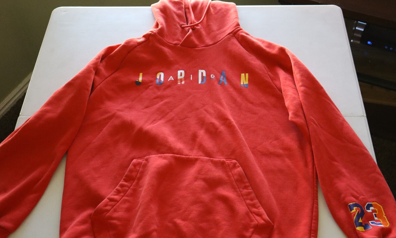 Air Jordan Hoodie Men's Size Large Red