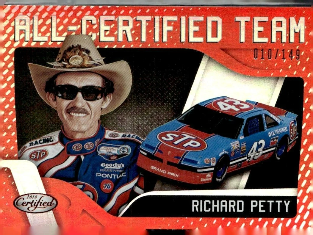2018 Certified Racing Certified Team Red Foil Richard Petty Serial #10/149 #ACT1