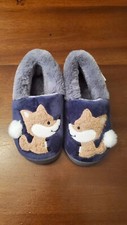 Kids Fluffy Fox House Shoes.