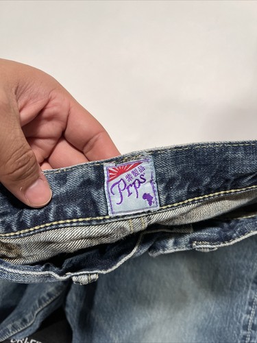 Prps Jeans Made in Japan Purple Selvedge Denim Straight Leg Mens Size 30x29 B4 - Picture 5 of 16