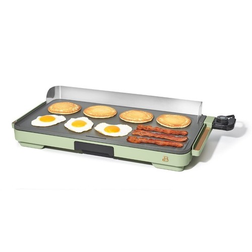 Electric Griddle Large 12x22" Nonstick Grill Indoor Kitchen Flat Top Countertop - Picture 2 of 11