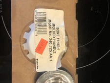 Geberit turn control trim kit bath waste and overflow Bone