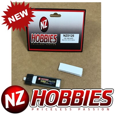 NZHOBBIES 1S 3.7V 180Mah 45C Lipo Battery : HobbyZone Champ Force FHX/MH-35