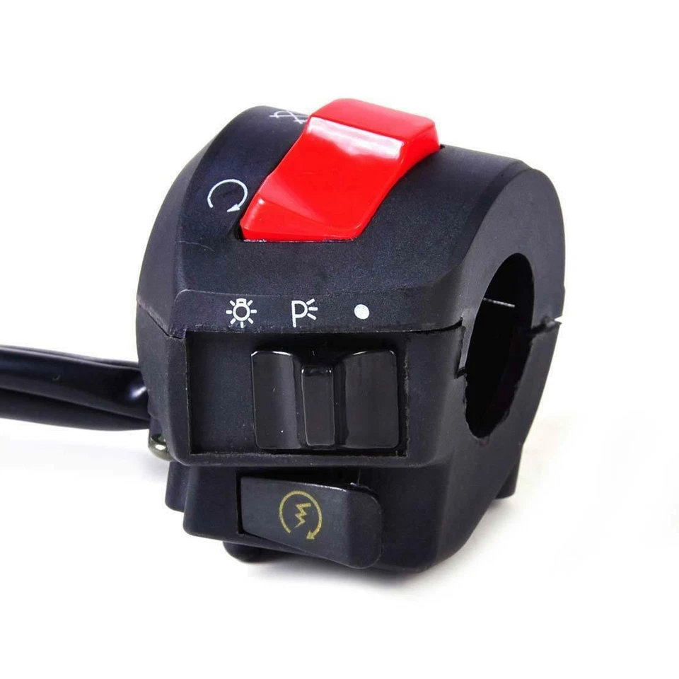 Interruptor de control de luz de señal de giro bocina manillar XN2x para motocicleta encendido/apagado Foto 3 de 4