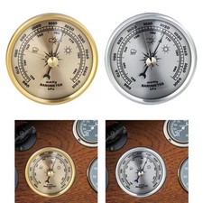 Barometer Barometric Pressure Gauge Portable Analog Round mmHg/hpa Weather