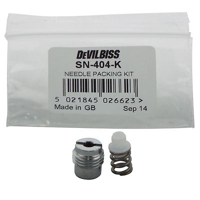 DeVilbiss SN-404-K GTI/SRI/PRI Kastrationspolen Verpackung, Feder & Verpackungsmutter Kit