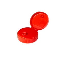 Red 38 400 Hinged Flip Top Dispensing Cap w/ Pressure Seal 100 Pack