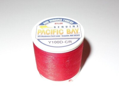 New Pacific Pac Bay 100yd Spool of NYLON Custom Rod Building Thread CHOOSE COLOR