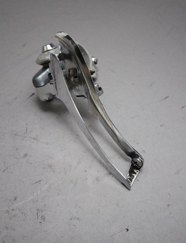 Shimano 600 Tricolor FD 6401 Front Derailleur / Braze on ø 31.8 mm Clamp SM AD11 - Picture 6 of 9
