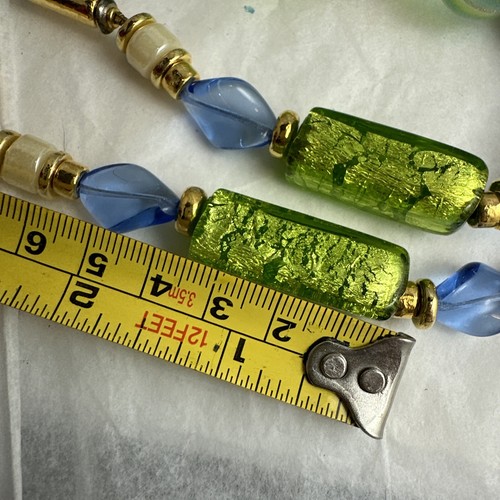 Unique 24 inch hand blown glass Murano necklace - 第 7/10 張圖片