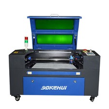 Macchina Incisione 60x40cm 60W CO2 Laser USB Autofocus Laser Macchina con Luce