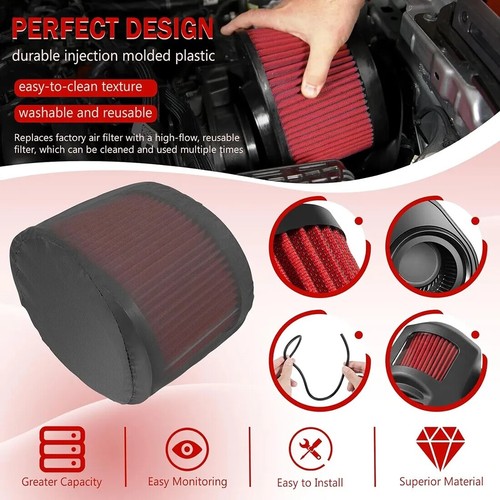 for 2021-24 Ford Bronco Roush 422233 Engine Cold Air Intake Induction System Kit - Picture 10 of 14