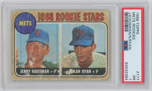 1968 Topps 177 Ryan/Koosman RC PSA 1 648205