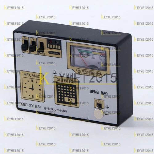 NEW Quartz Watch Impulse Button Battery Check Coil IC Tester Demagnetizer Tool