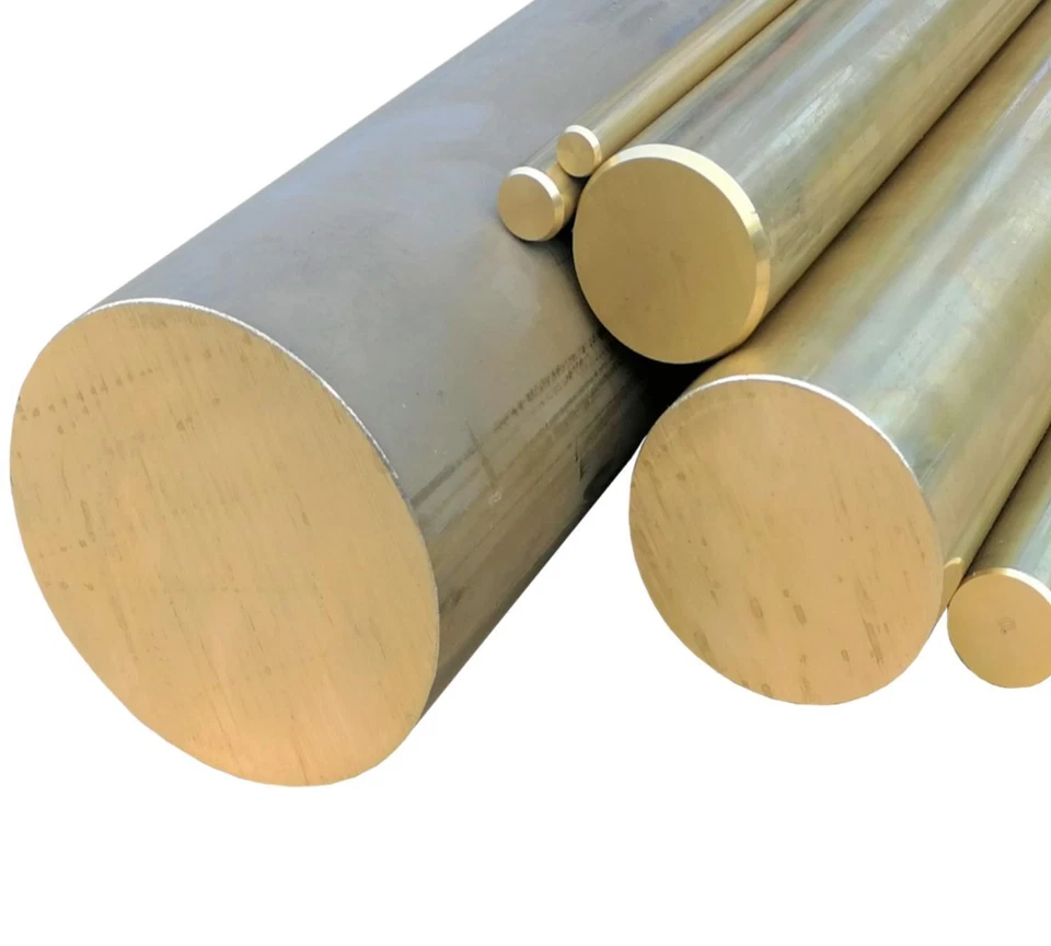Barre Ronde En Laiton MS58 CuZn39Pb3 Ø3mm-Ø100mm Longueur 150mm - Photo 1/1