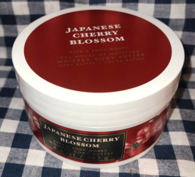 NEW Japanese Cherry Blossom Whipped Body Butter 6.5 oz Bath & Body Works