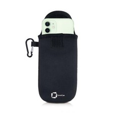 GENUINE INVENTCASE BLACK NEOPRENE POUCH CASE BAG FOR APPLE IPHONE 12