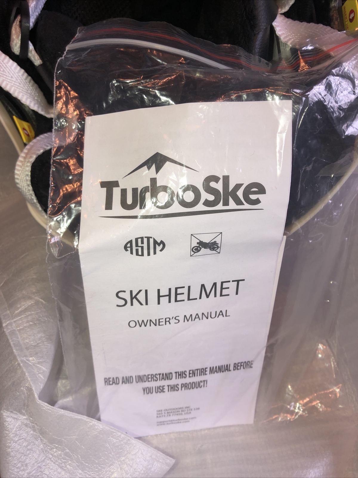 Turboske Ski Helmet Brand New Snowboard Sledding Skiing Small