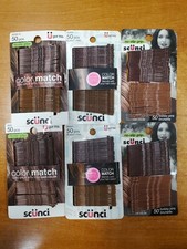 6 Packs of 50: Scunci Color Match No-Slip Grip Bobby Pins, Brunette 3060-R8P3a 