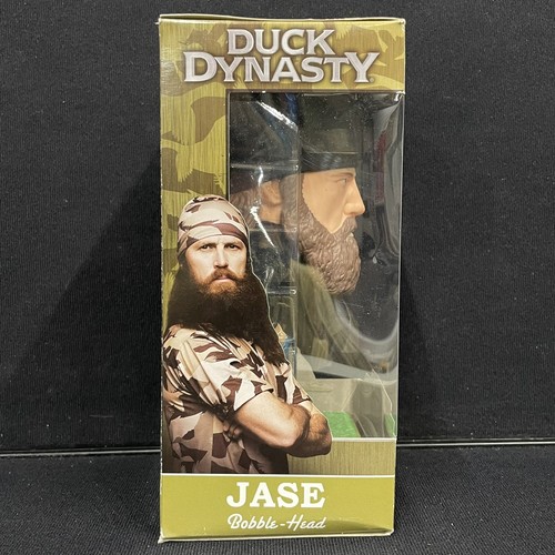 Funko Duck Dynasty Jase Robertson Wackelkopffigur verrückter Wobbler beschädigte Box - Bild 2 von 8