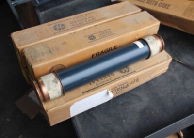 GENERAL ELECTRIC 9F62DDD100 CURRENT LIMITING FUSE TYPE EJ0-1D 15.5KV, 100A T1342