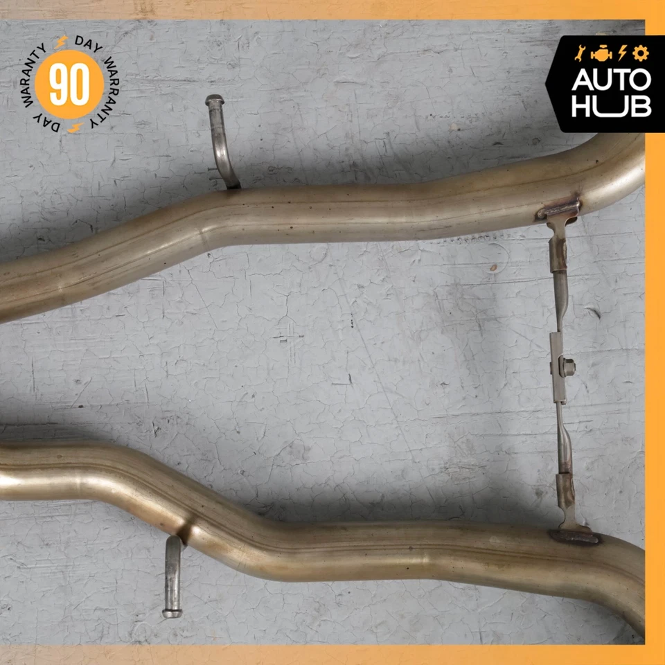 09-11 Mercedes R171 SLK300 SLK350 tubo de escape izquierdo y derecho silenciadores puntas OEM Foto 3 de 4