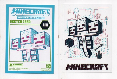 2022 Panini Minecraft Time to Mine ACHIEVEMENT & SKETCH Cards Choose Your Card/s - Picture 27 of 41