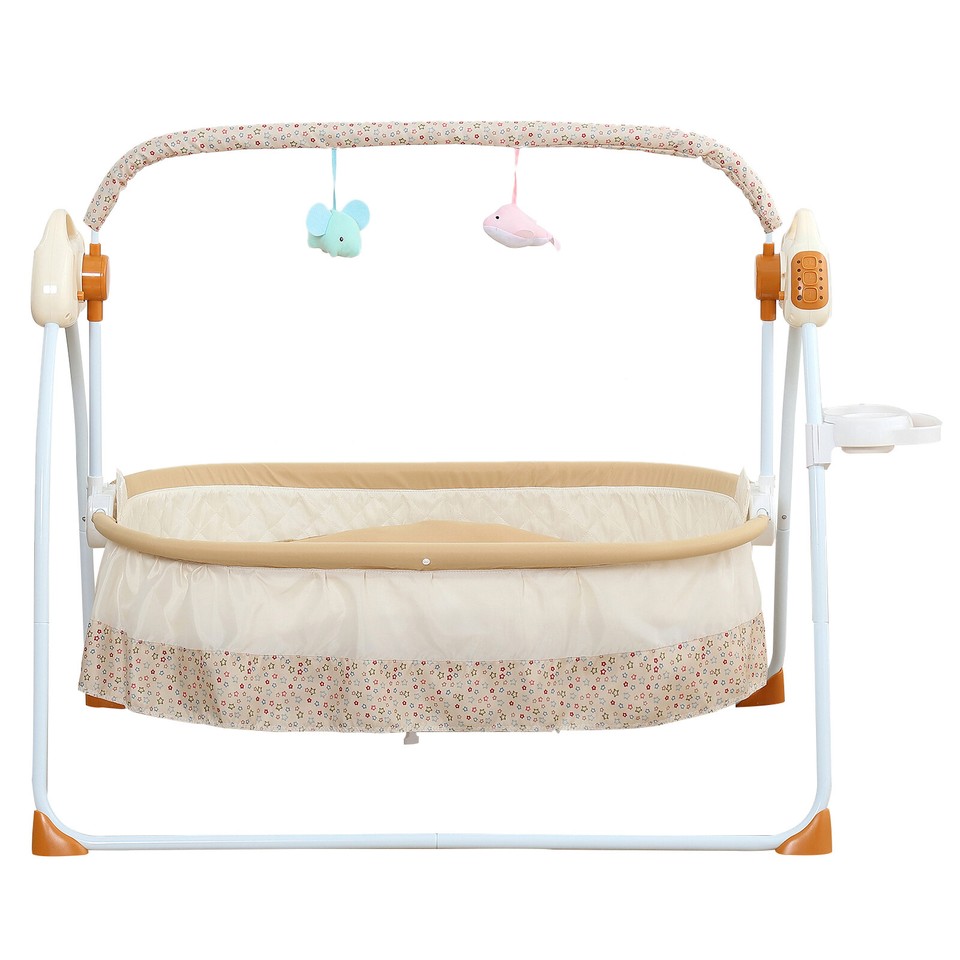 Electric AutoSwing Bed Baby Bluetooth Cradle Crib Infant Rocker Cot