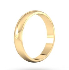 18ct Yellow Gold Wedding Ring All Sizes