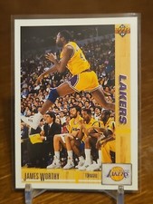1991-92 Upper Deck #146 James Worthy Los Angeles Lakers HOF